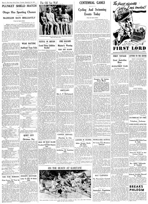 Papers Past Newspapers Otago Daily Times 26 December 1950 Page 6