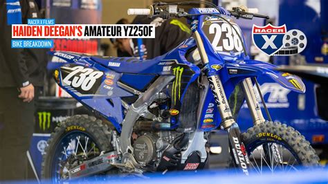 Inside Haiden Deegan S Amateur SX Futures YZ250F Racer X Films YouTube