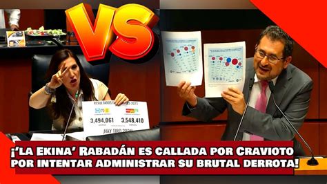 Vean La Ekina Rabad N Es Callada Por C Sar Cravioto Por Intentar