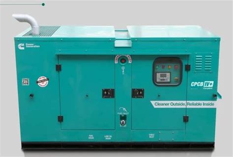 30 Kva 3 Phase Cpcb Iv Cummins Silent Diesel Generator At Rs 762702