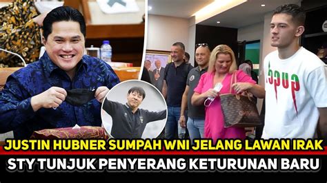 Erick Thohir Raja Kejutan Tiba Keputusan Justin Hubner Bikin Haru