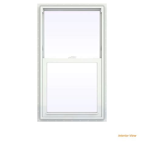 Ply Gem 23 5 In X 47 5 In 400 Series Single Hung Vinyl Window White Hpsc Glass No Grilles