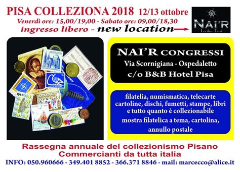 Pisa Colleziona 12 E 13 Ottobre PANORAMA NUMISMATICO