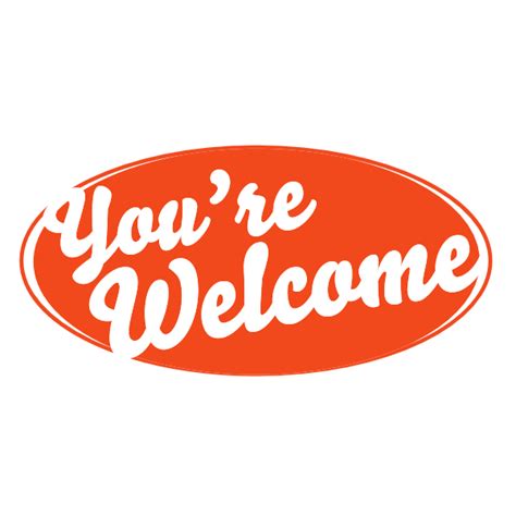 You’re Welcome Logo Download png