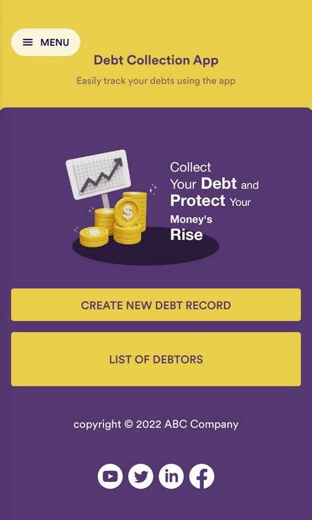 Debt Collection App Template Jotform