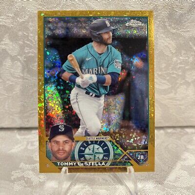 Topps Chrome Update Yellow Mini Diamond Refractor Tommy La