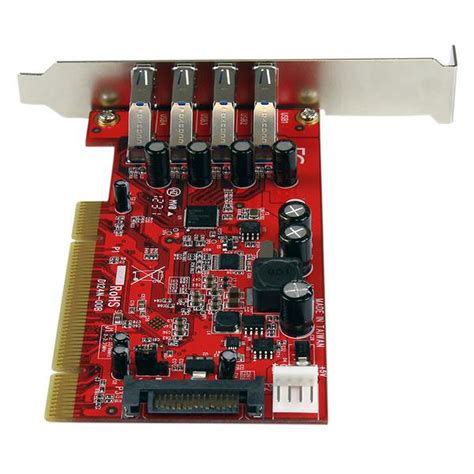 Startech Carte Contr Leur Pci Ports Usb Pciusb S Achat