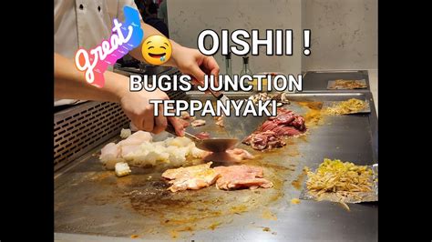 Alley Wei Teppanyaki Bugis Junction Singapore Youtube