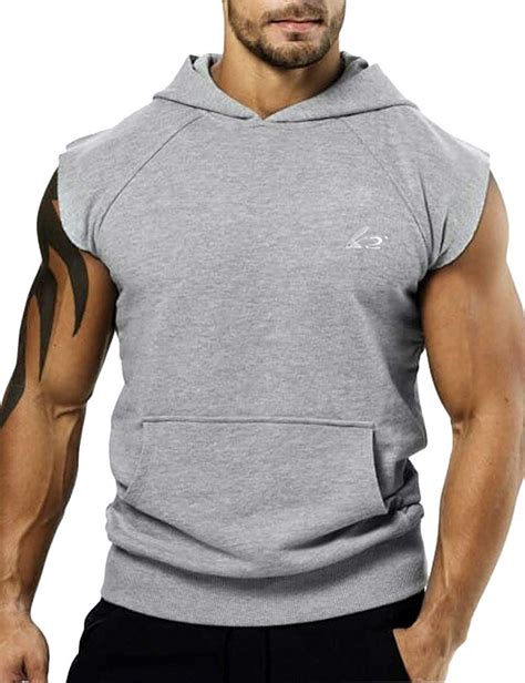 Paizh Workout Bodybuilder Sleeveless Sweatshirts Sudadera Con Capucha