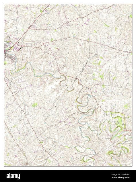 Map of paris kentucky hi-res stock photography and images - Alamy