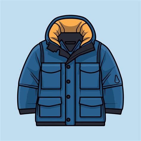 Premium Vector Winter Jacket Icon Vector