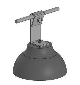 ДП810-120М Держатель молниеприемной сетки для горючих кровель купить по ...