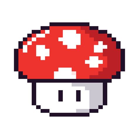 Handmade Pixel Art How To Draw A Mushroom Pixelart NBKomputer