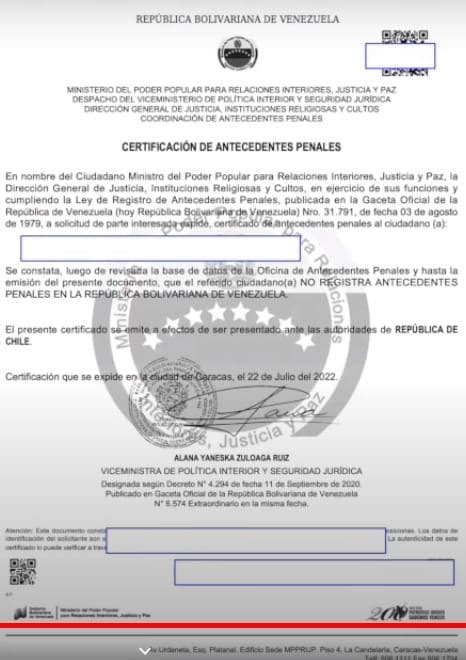 Cómo solicitar el certificado de antecedentes penales en Venezuela