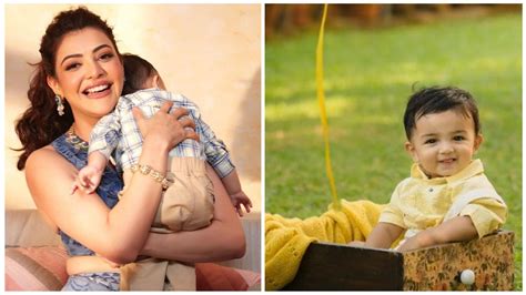 Kajal Aggarwal Shares Cute Pic Of Son Neil Sitting Inside A Box As She Wishes Him On First