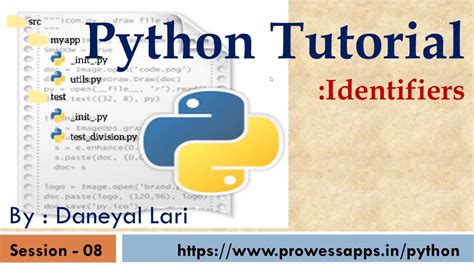 8 Python Tutorial For Beginners Python Identifiers YouTube