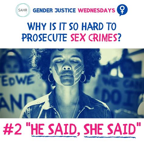 Why Is It So Hard To Prosecute Sex Crimes By Sahr Medium