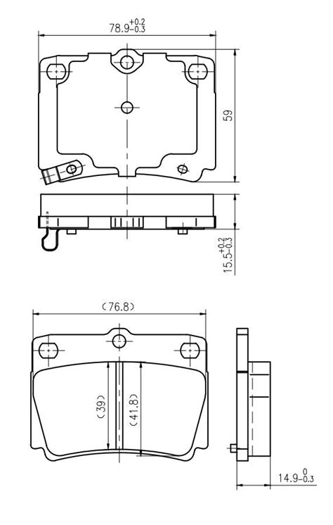 Embertek Rear Brake Pads Ep1390 Cross Ref Fmsi D733 Embertek Australia