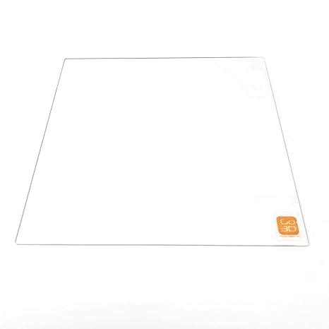 Go D Print Mm X Mm Borosilicate Glass Plate Bed W Flat Polished