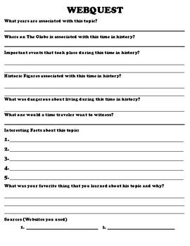 Babylonian Empire Time Travel Brochure Worksheet Webquest Tpt