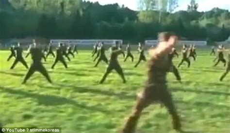 North Korea Army Drills Reveal Bizarre Workouts The Soldiers Are Put