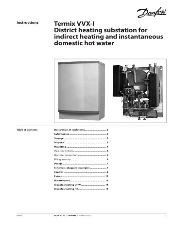 Danfoss Termix Vvx I Operating Guide Manualzz