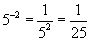 Mathwords: Negative Exponents