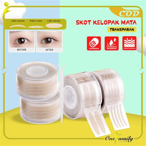 Jual One K Skot Mata Eyelid Tape Roll Isi Pasang Scot Mata