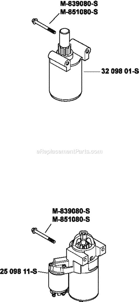 Kohler Sv Parts Diagram