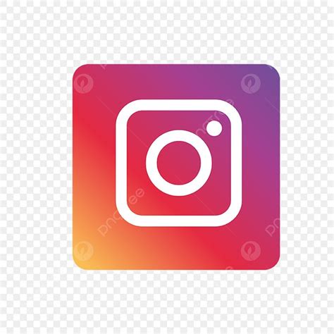 The Instagram Icon Is Shown In Purple And Orange Colors With A White