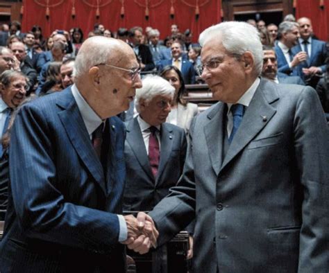 Giorgio Napolitano E Sergio Mattarella Dago Fotogallery