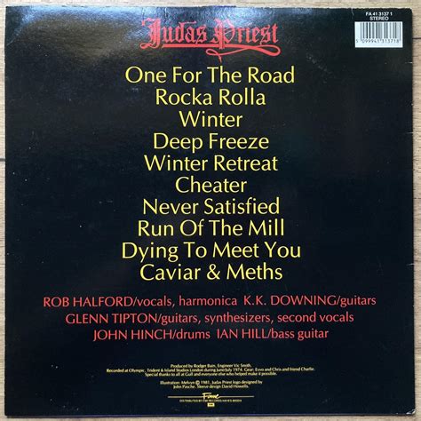 JUDAS PRIEST Rocka rolla UK EX 1985 | Aukro