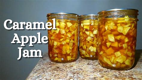 Caramel Apple Jam Recipe Canning Apples Apple Recipes Apple Jam Recipe Youtube