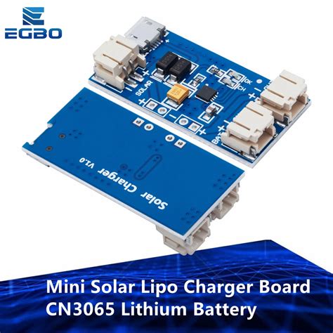 Pcs Ma Mini Solar Lipo Charger Board Cn Lithium Battery