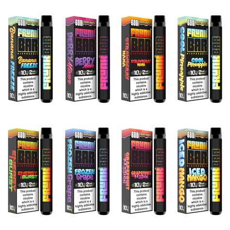 Frunk Bar 600 Puff Disposable Pod Device 20mg Uk Vape Store E Cig