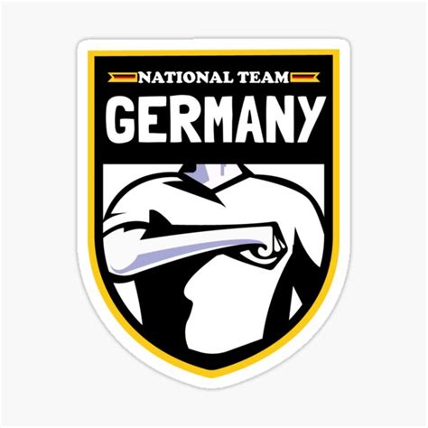 "Germany National Team Logo" Sticker for Sale by Salukeart | Redbubble