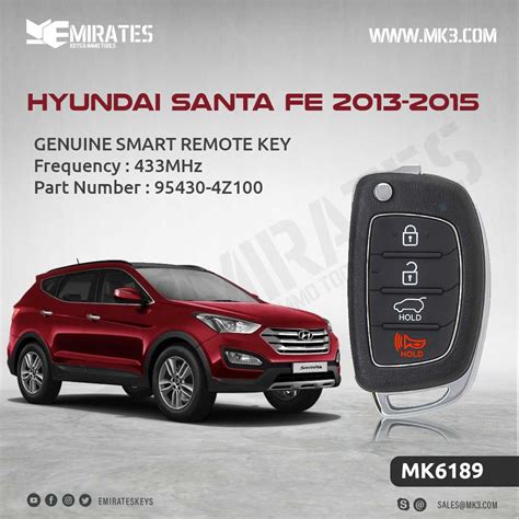 Hyundai Santa Fe Smart Key With Programming