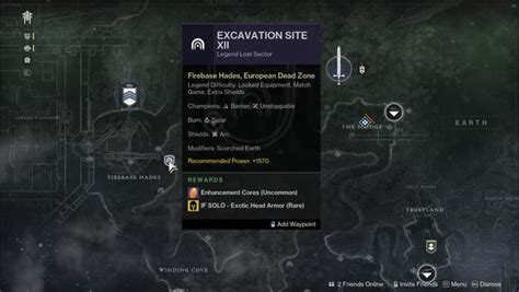 Destiny 2 Excavation Zone XII Location And Farming Tips