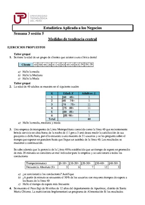 S S Ejercicios Propuestos Actualizado Semana Sesi N Medidas