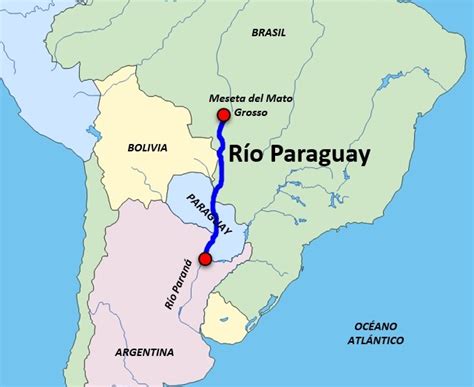 Rio Paraguay Mapa