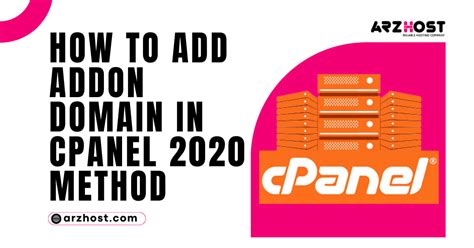 How To Add Addon Domain In CPanel 2020 Method ARZHost