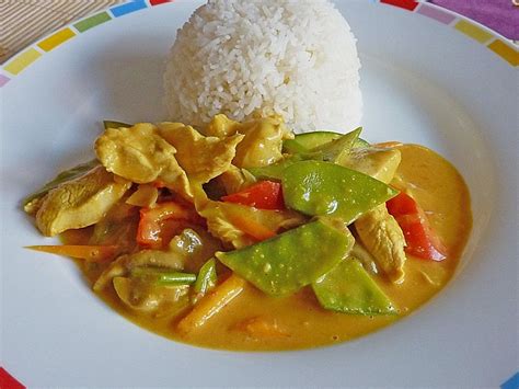 Farbenfrohes Putencurry Von Wiemy Chefkoch