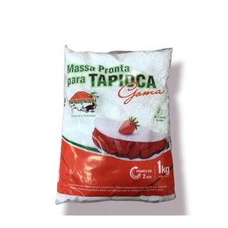 Massa Pronta Para Tapioca 1kg Pantanal Shopee Brasil