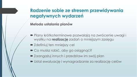 Stres W Pracy I Metody Radzenia Sobie Ze Stresem Ppt Pobierz