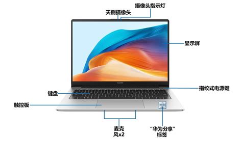 HUAWEI MateBook D 14 2024MDF系列 外观图 华为官网