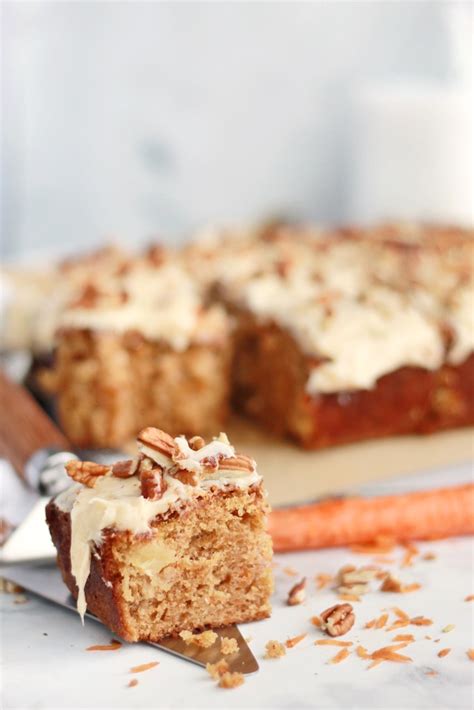 Carrot Sheet Cake With Dulce De Leche Cream Cheese Frosting Chef