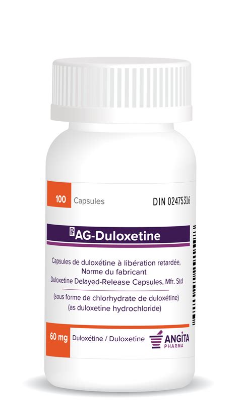 AG DULOXETINE 60 MG Angita Pharma