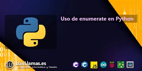 Uso De Enumerate En Python