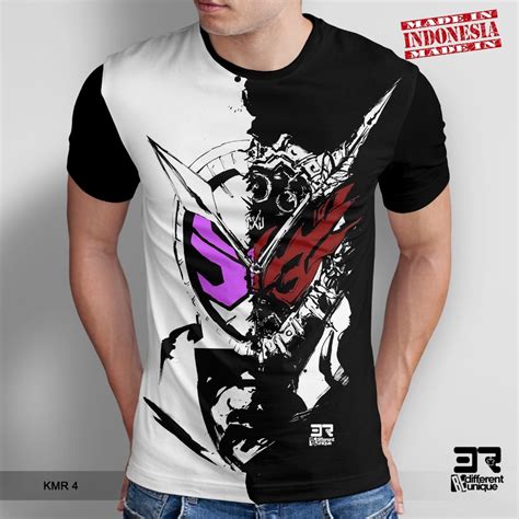 Jual KAOS PRIA KAOS PRINT DISTRO 3R KAMEN RIDER ZI O 4 Shopee Indonesia