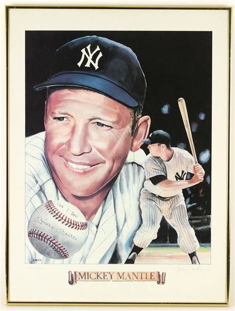 Lot Detail S Mickey Mantle New York Yankees Signed X